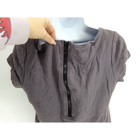 NINE WEST Purple Dress Size 14 Cap Sleeve front Pockets back zipper - Picture 5 of 9